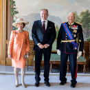4. - 6. juni: Kongeparet er vertskap når H.E. President Andrej Kiska avlegger statsbesøk til Norge. Foto: Gorm Kallestad / NTB scanpix
